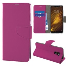 Custodia Flip Cover Libro Portafoglio Magnetica per XIAOMI POCOPHONE F1 FUXIA