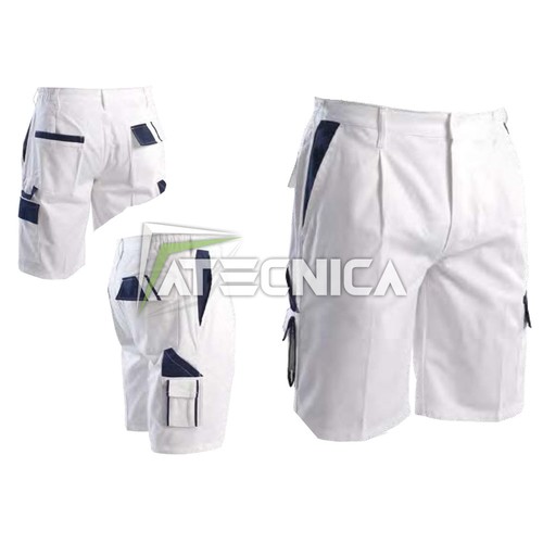 Bermuda bianco lavoro con - bermuda,