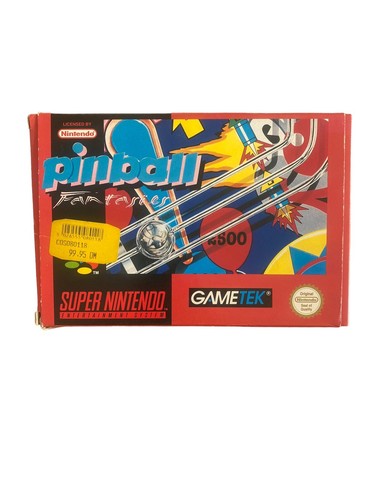 Pinball fantasies snes super - pinball,
