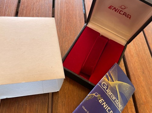 Box enicar vintage 1970 era - enicar,