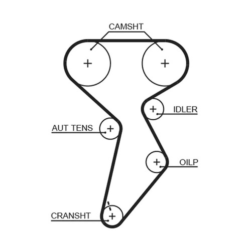 Kit cinghie dentate gates - kit,