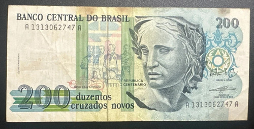 Brasile 200 cruzados novos - 200,
