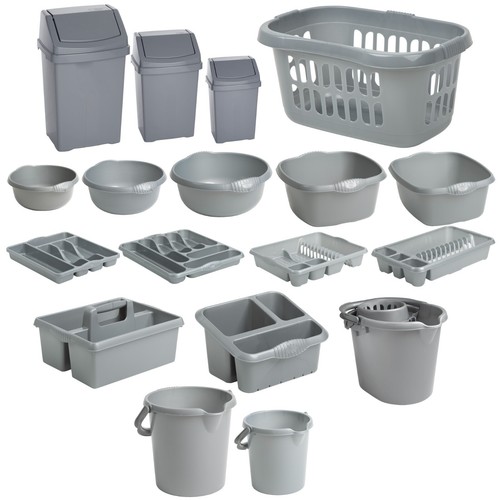 Set cucina argento cestini - set,