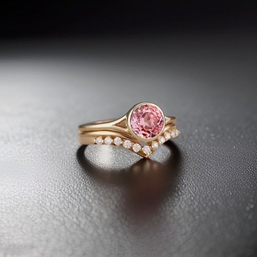 Set anello sposa - sposa, zaffiro