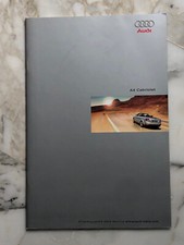 Book Depliant Brochure Catalogo AUDI A4 Cabriolet