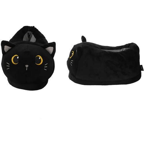 Babbucce gatto nero pantofole - babbucce,