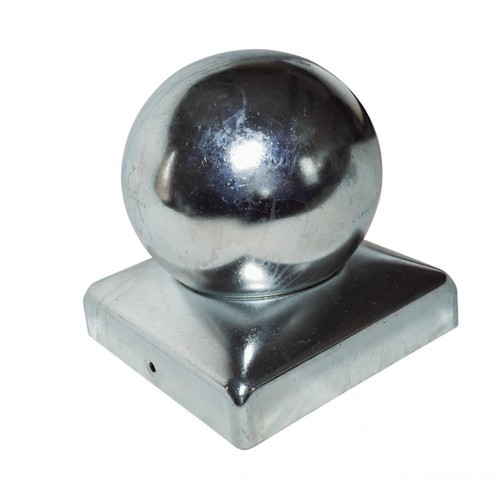 Copricolonna sfera con bordo - a,