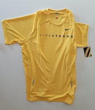 MAGLIETTA T SHIRT NIKE LIVESTRONG GIALLA TAGLIA L