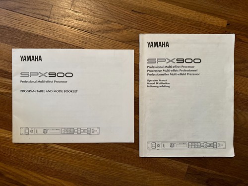 Yamaha spx 900 - yamaha, processore