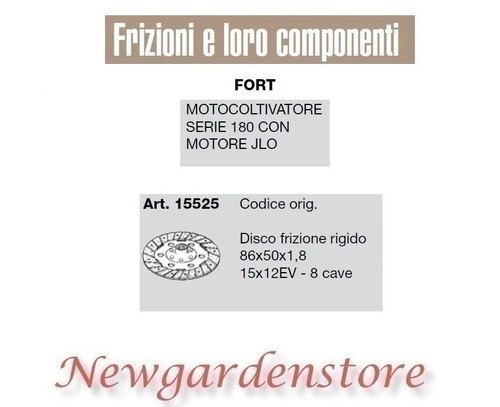 Disco frizione 15525