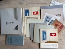 John Carter RA a Collection Of Catalogues and book Signed