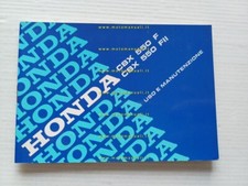 Honda CBX 550 F - CBX 550 F II 1983 manuale uso manutenzione ITALIANO originale