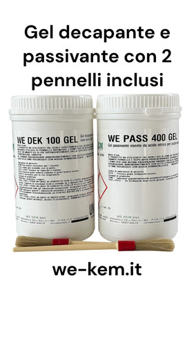 Decapante passivante gel - decapante,