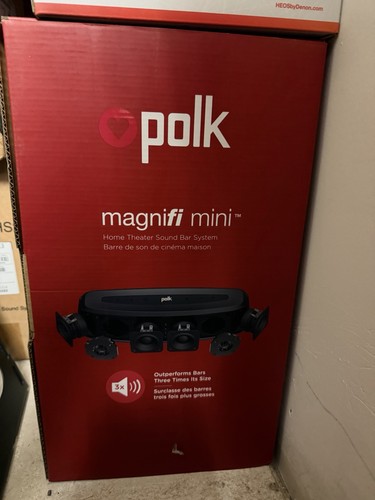 Mini soundbar subwoofer polk - soundbar,
