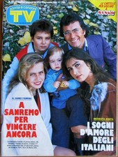 SORRISI 47 1986 Al Bano Romina Power Lesley Anne Down Luisa Rivelli Andrea Spada