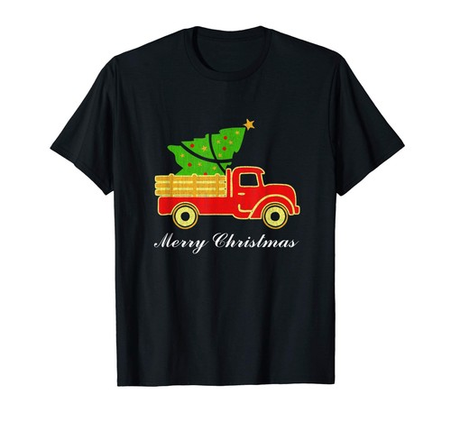 Camion natale dell annata - camion, dell'annata