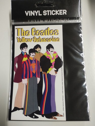 Sticker the beatles yellow - sticker,