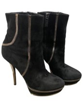 GUCCI Black Zipper Ankle