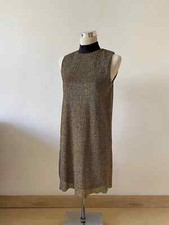 ZARA Glitter Gold High Neck