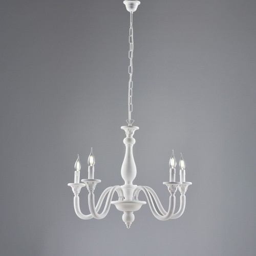 Lampadario legno bianco - lampadario,