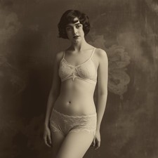 Dama donna modella vintage