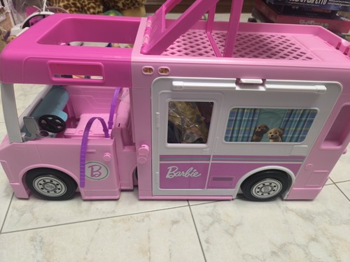 Barbie dreamcamper camper rosa - dreamcamper,