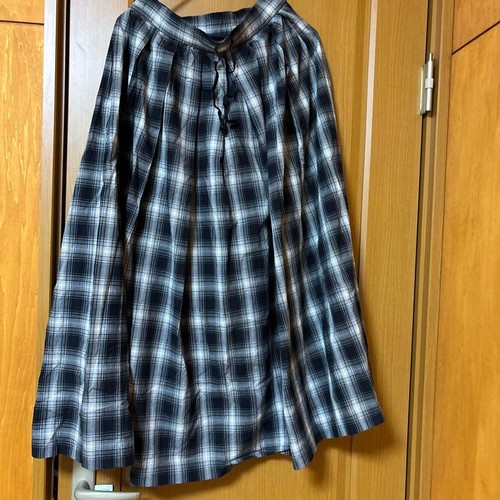 Gonna lunga scacchi svasata - gonna, a