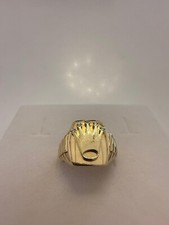 ANELLO Da Uomo ORO GIALLO 18