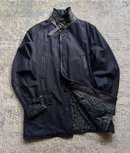 Giacca cappotto lungo pelle