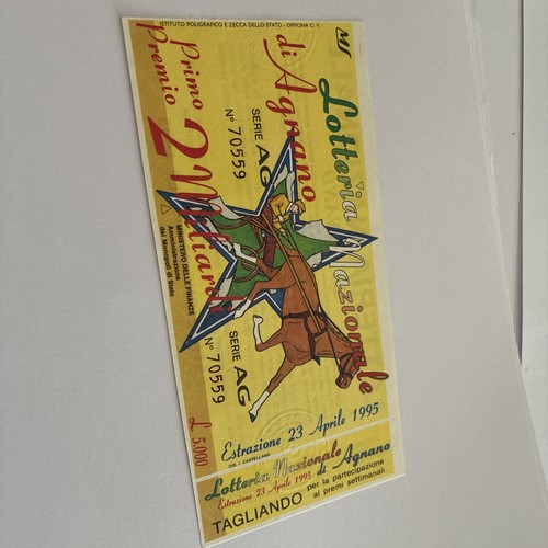 Biglietto lotteria nazionale - biglietto,