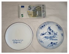 Scatola porcellana blu