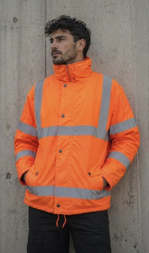 Parka arancione lavoro - parka,