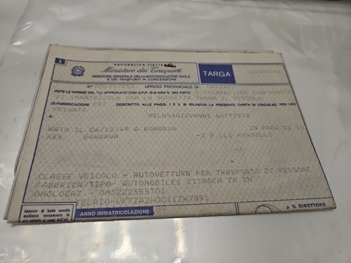 Carta circolazione collezione - carta,