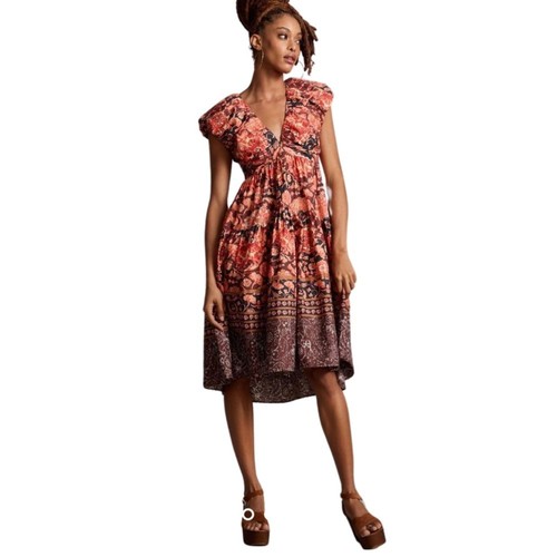 Anthropologie abito midi - by,
