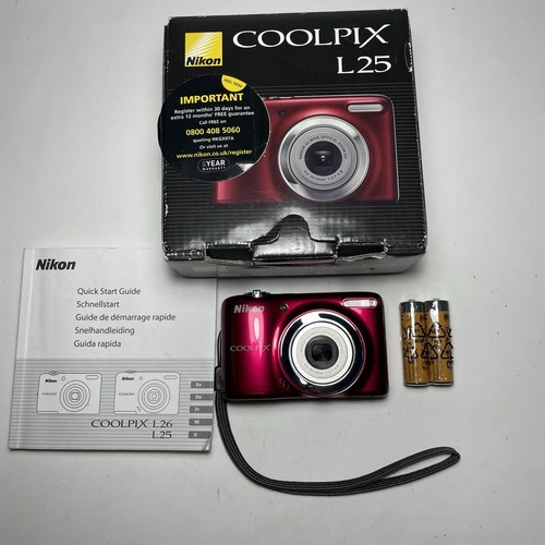 Nikon coolpix l25 10mp - coolpix,