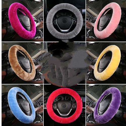 Car steering wheel cover plush - car,