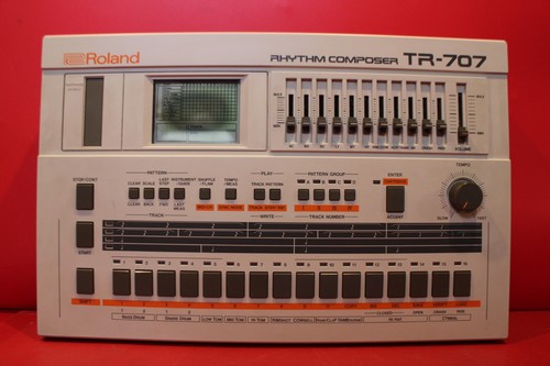Roland 707 drum machine - drum,