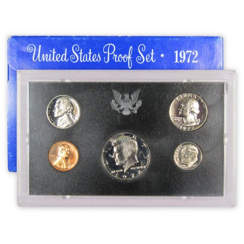 1972 plad proof set mint - 1972,