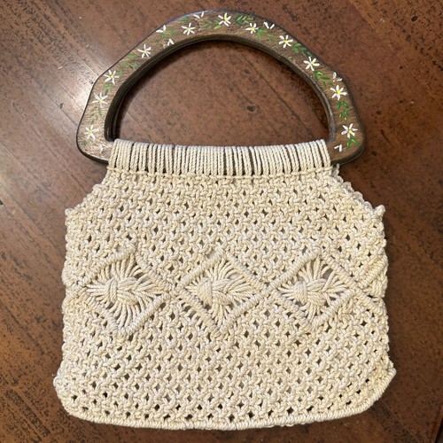 Borsa mano vintage panna - vintage,
