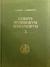 (Numismatica) A. Banti - CORPUS NUMMORUM ROMANORUM  VOL. X  Firenze 1976