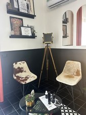 sedie industrial vera pelle