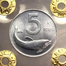 5 lire 1989 "Delfino" TIMONE