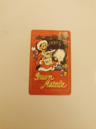 Scheda telefonica pinocchio - scheda,