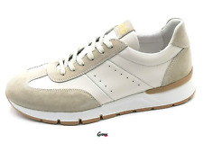 Scarpe uomo Nero Giardini E500651U sneakers sportive casual pelle Ivory Nuove