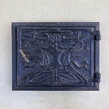 Antica porta stufa in maiolica