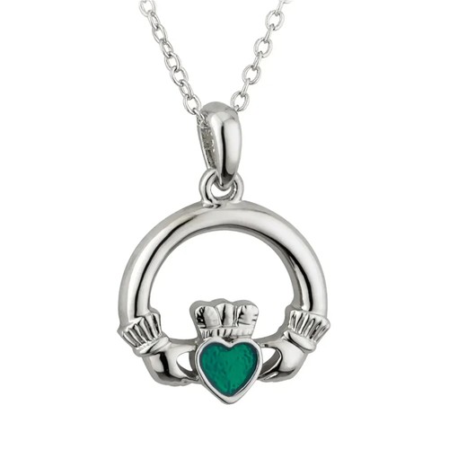 Irische claddagh ring - ring, kette