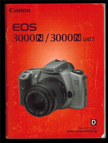 Canon eos 3000n - 3000n, manuale