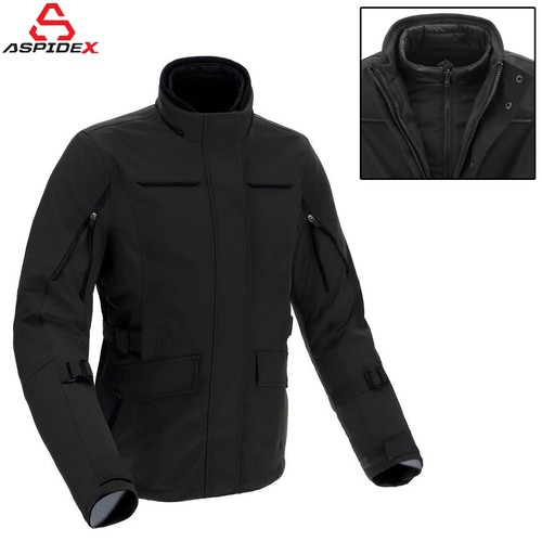 Giacca moto tessuto uomo - giacca,