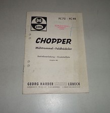 Istruzioni Per L'Uso / Catalogo Ricambi Harder Moto Mähtrommel Trincia Semovente