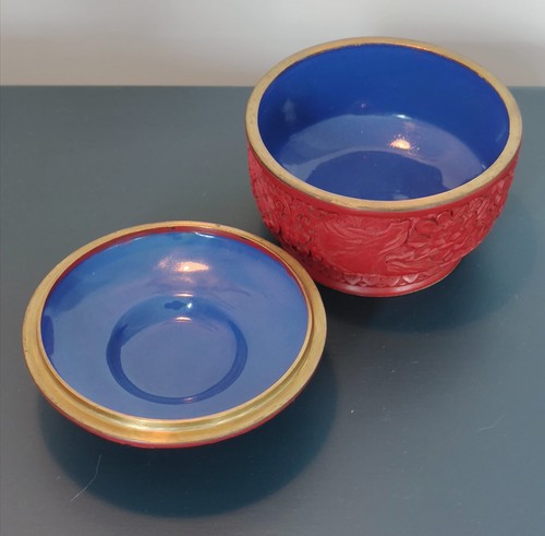 Vaso cinese lacca di - vaso,